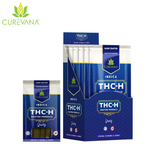 CUREVANA HAND CRAFTED THC-H PRE ROLL 3750GM/5CT/6PK